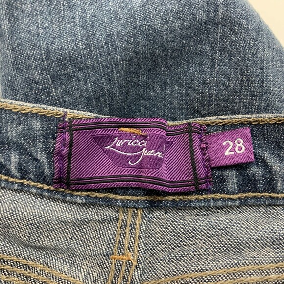 Luricci Jeans Women's Denim Pants Size 28 Blue Butt Lifter Body Shaper NWOT - Picture 5 of 7